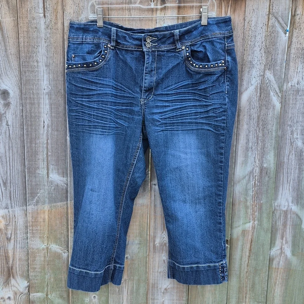 Suko Jeans Size 14 Capri - Picture 3 of 16